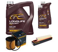 DENCKERMANN Controllo Set MANNOL LONGLIFE 5W-30 7L Per MINI Mini Cooper One