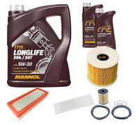 DENCKERMANN Controllo Set MANNOL LONGLIFE 5W-30 7L Per MINI Mini Cooper S