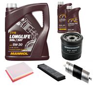 DENCKERMANN Controllo Set MANNOL LONGLIFE 5W-30 7L Per MINI Mini One D