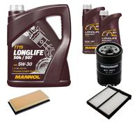 DENCKERMANN Controllo Set MANNOL Longlife 5W-30 7L Per Mitsubishi Mirage