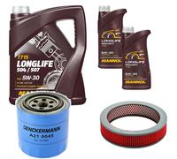 DENCKERMANN Controllo Set MANNOL LONGLIFE 5W-30 7L Per Nissan Pick-Up 2.4 4WD