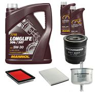 DENCKERMANN Controllo Set MANNOL LONGLIFE 5W-30 7L Per Nissan Primera 1.6 16V