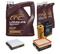 Denckermann Controllo Set mannol Longlife 5W-30 7L per Nissan Ruota NP300