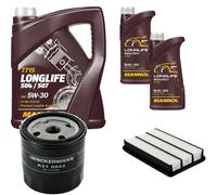 DENCKERMANN Controllo Set MANNOL LONGLIFE 5W-30 7L Per Opel Frontera B 2.2i