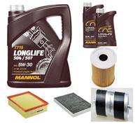 DENCKERMANN Controllo Set MANNOL LONGLIFE 5W-30 7L Per Seat Exeo ST 2.0 TDi