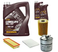 DENCKERMANN Controllo Set MANNOL LONGLIFE 5W-30 7L Per Seat Inca 1.9 SDi