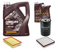 DENCKERMANN Controllo Set MANNOL LONGLIFE 5W-30 7L Per Seat Toledo I 1.6i