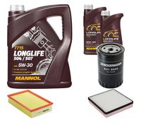 DENCKERMANN Controllo Set MANNOL LONGLIFE 5W-30 7L Per Seat Toledo I 1.9 TDi