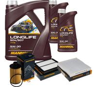 DENCKERMANN Controllo Set MANNOL LONGLIFE 5W-30 7L Per Ssangyong Tivoli