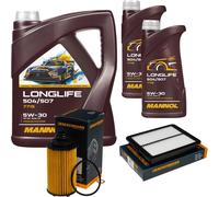 DENCKERMANN Controllo Set MANNOL LONGLIFE 5W-30 7L Per Ssangyong Tivoli XLV