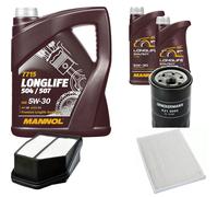 DENCKERMANN Controllo Set MANNOL LONGLIFE 5W-30 7L Per Suzuki Grand Vitara II