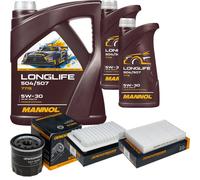 DENCKERMANN Controllo Set MANNOL LONGLIFE 5W-30 7L Per Suzuki Splash 1.2 VVT