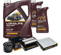 DENCKERMANN Controllo Set MANNOL LONGLIFE 5W-30 7L Per Suzuki Swift V 1.0