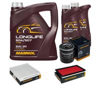 DENCKERMANN Controllo Set MANNOL LONGLIFE 5W-30 7L Per Suzuki SX4 1.6 VVT 4x4