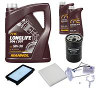 DENCKERMANN Controllo Set MANNOL LONGLIFE 5W-30 7L Per Suzuki SX4 1.6 VVT 4x4