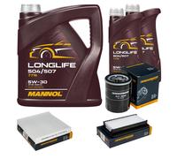 DENCKERMANN Controllo Set MANNOL LONGLIFE 5W-30 7L Per Suzuki SX4 1.6 VVT 4x4