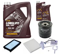 DENCKERMANN Controllo Set MANNOL LONGLIFE 5W-30 7L Per Suzuki SX4 1.6 VVT 4x4