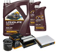 DENCKERMANN Controllo Set MANNOL LONGLIFE 5W-30 7L Per Suzuki SX4 S-Cross 1.0