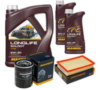 DENCKERMANN Controllo Set MANNOL LONGLIFE 5W-30 7L Per Suzuki Wagon R+ 1.3