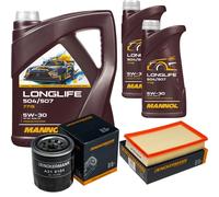 DENCKERMANN Controllo Set MANNOL LONGLIFE 5W-30 7L Per Suzuki Wagon R+ 1.3