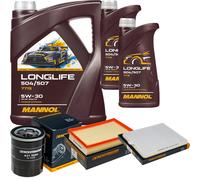 DENCKERMANN Controllo Set MANNOL LONGLIFE 5W-30 7L Per Suzuki Wagon R+ 1.3