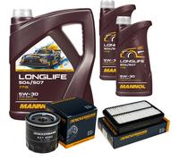 DENCKERMANN Controllo Set MANNOL LONGLIFE 5W-30 7L Per Toyota Previa 2.4