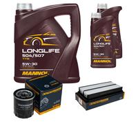 DENCKERMANN Controllo Set MANNOL LONGLIFE 5W-30 7L Per Toyota RAV 4 I 2.0 4WD