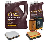 DENCKERMANN Controllo Set MANNOL LONGLIFE 5W-30 7L Per VW Amarok 2.0 BiTDI