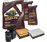 DENCKERMANN Controllo Set MANNOL LONGLIFE 5W-30 7L Per VW Amarok 2.0 TSI