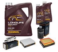 DENCKERMANN Controllo Set MANNOL LONGLIFE 5W-30 7L Per VW Amarok 2.0 TSI