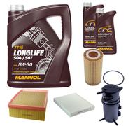 DENCKERMANN Controllo Set MANNOL LONGLIFE 5W-30 7L Per VW Amarok 3.0 TDI