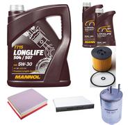 DENCKERMANN Controllo Set MANNOL LONGLIFE 5W-30 7L Per VW Crafter Kasten 2.0