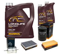 DENCKERMANN Controllo Set MANNOL LONGLIFE 5W-30 7L Per VW Golf IV 1.6 2.0 Nuovo