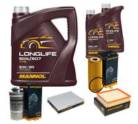 DENCKERMANN Controllo Set MANNOL LONGLIFE 5W-30 7L Per VW Passat Variant 1.9