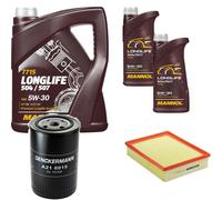 DENCKERMANN Controllo Set MANNOL LONGLIFE 5W-30 7L Per VW Transporter IV Bus