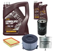 DENCKERMANN Controllo Set MANNOL LONGLIFE 5W-30 7L Per VW Transporter IV Bus