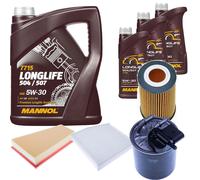 DENCKERMANN Controllo Set MANNOL LONGLIFE 5W-30 8L Per Infiniti QX30 Q30