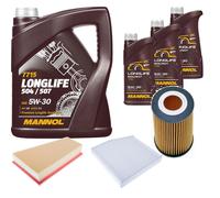 DENCKERMANN Controllo Set MANNOL LONGLIFE 5W-30 8L Per Infiniti QX30 Q30