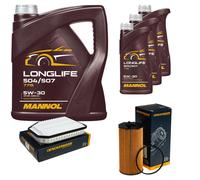 DENCKERMANN Controllo Set MANNOL LONGLIFE 5W-30 8L Per Jeep Wrangler III 2.8
