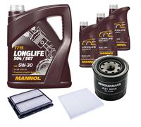 DENCKERMANN Controllo Set MANNOL LONGLIFE 5W-30 8L Per KIA Optima Sportswagon