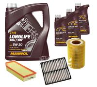 DENCKERMANN Controllo Set MANNOL LONGLIFE 5W-30 8L Per Mercedes-Benz M-Klasse