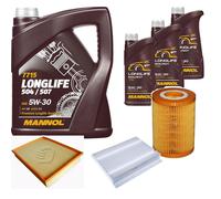 DENCKERMANN Controllo Set MANNOL LONGLIFE 5W-30 8L Per Mercedes-Benz Sprinter