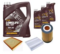 DENCKERMANN Controllo Set MANNOL LONGLIFE 5W-30 8L Per Mercedes-Benz Sprinter