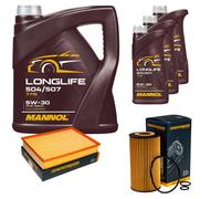 DENCKERMANN Controllo Set MANNOL LONGLIFE 5W-30 8L Per Mercedes-Benz Sprinter