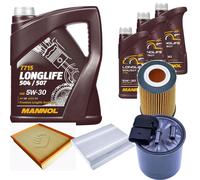 DENCKERMANN Controllo Set MANNOL LONGLIFE 5W-30 8L Per Mercedes-Benz Sprinter