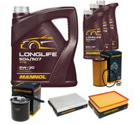 DENCKERMANN Controllo Set MANNOL LONGLIFE 5W-30 8L Per Mercedes-Benz Sprinter