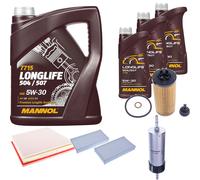 DENCKERMANN Controllo Set MANNOL LONGLIFE 5W-30 8L Per MINI Mini Countryman