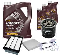 DENCKERMANN Controllo Set MANNOL LONGLIFE 5W-30 8L Per Mitsubishi Lancer VIII