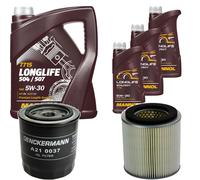 DENCKERMANN Controllo Set MANNOL LONGLIFE 5W-30 8L Per Nissan Urvan Bus 2.4i