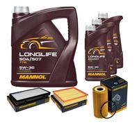 DENCKERMANN Controllo Set MANNOL LONGLIFE 5W-30 8L Per Opel Vivaro Kasten 2.0